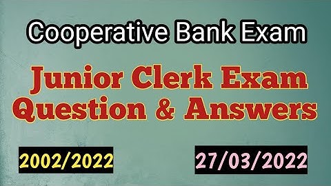 CSEB - Junior Clerk Exam Question Answers.Ep:360
