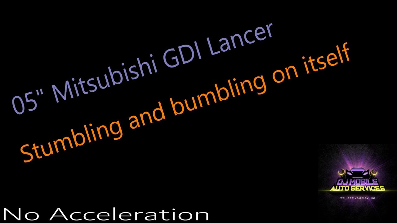 03'06" Mitsubishi GDI Lancer lost of power, lack of acceleration with