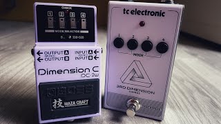 Boss Dc-2W Dimension C Waza Craft Vs Tc Electronic 3Rd Dimension