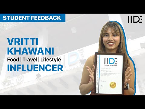 IIDE Digital Marketing Course Review |  Vritti Khawani IIDE Review