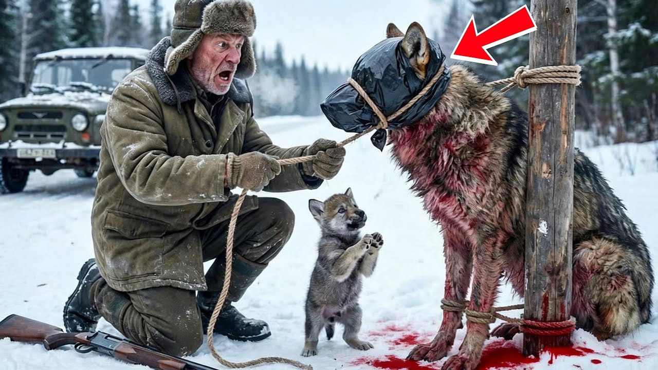 Он нашёл их в лесу: волчонок умолял спасти свою мать… Финал этой истории вернёт вам веру в чудеса.