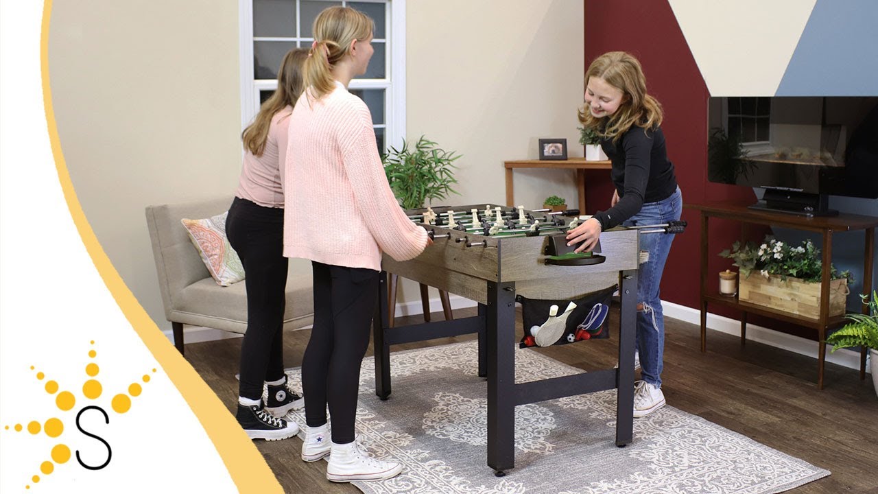 Sunnydaze 2-Player 5-in-1 Multi-Game Table - 45