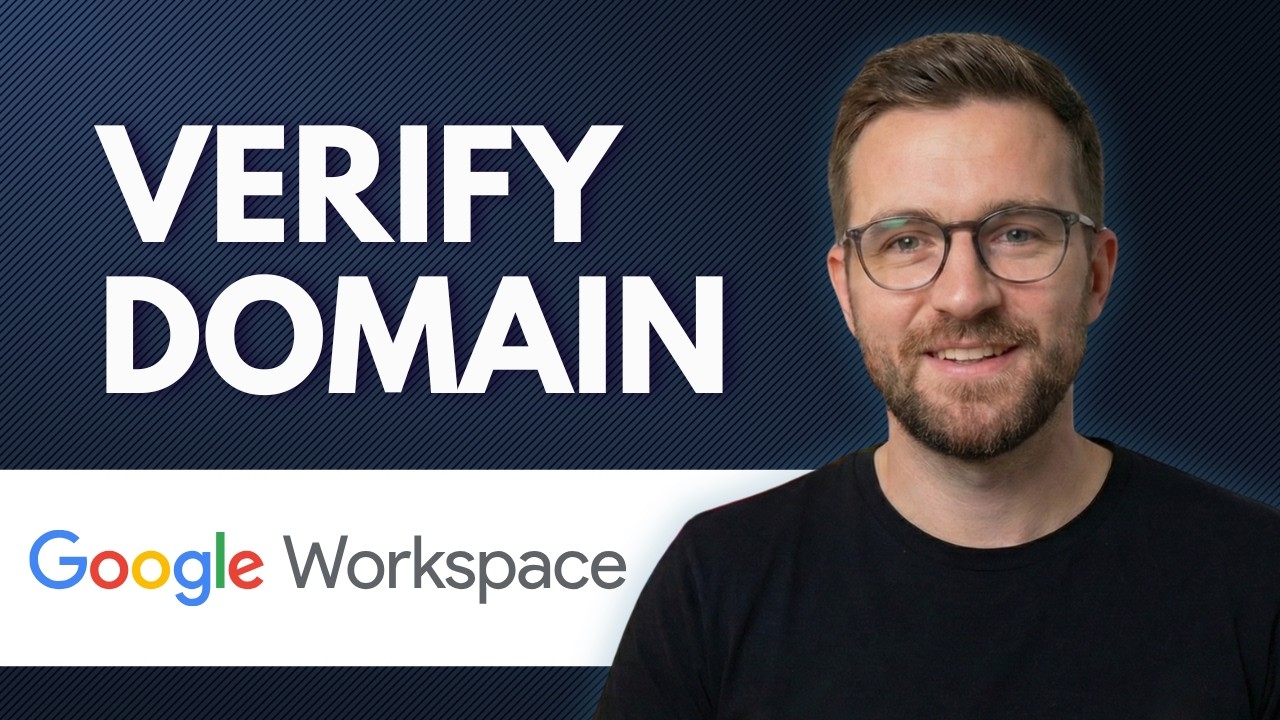 How To Verify Domain in Google Workspace (Step By Step 2026) - YouTube