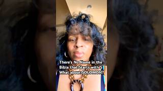 There’s No Name in The That Starts With S What About SOLOMON?   #biblequiz #subscribe #trending