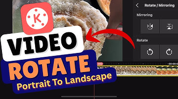 How To Rotate Video Portrait To Landscape In KineMaster | KineMaster Me Video Rotate Kaise Kare