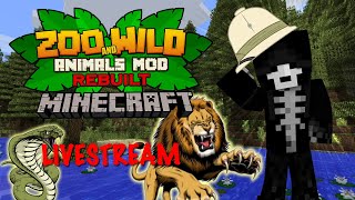 Minecraft SMP: Zoo and Wild Animal (ZAWA) Mod - 2 HR LIVESTREAM - 2K Subscriber Special!