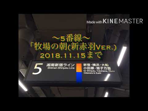 湘南新宿ライン 赤羽駅 旧･新発車メロディー