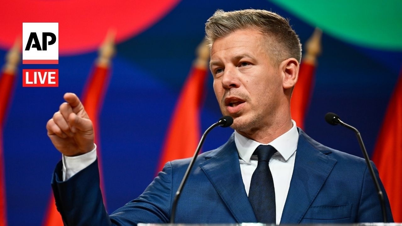 LIVE: Péter Magyar holds press conference after winning Hungary election