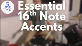 Essential Accented 16th Note Patterns