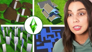 I filled an ENTIRE sims world with BUILD CHALLENGES!