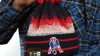 Patriots 'THROWBACK SPEC-BLEND' Knit Beanie Hat by New Era