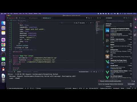 vue project with