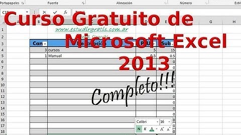 Formulas en Excel 2013 curso completo N°3