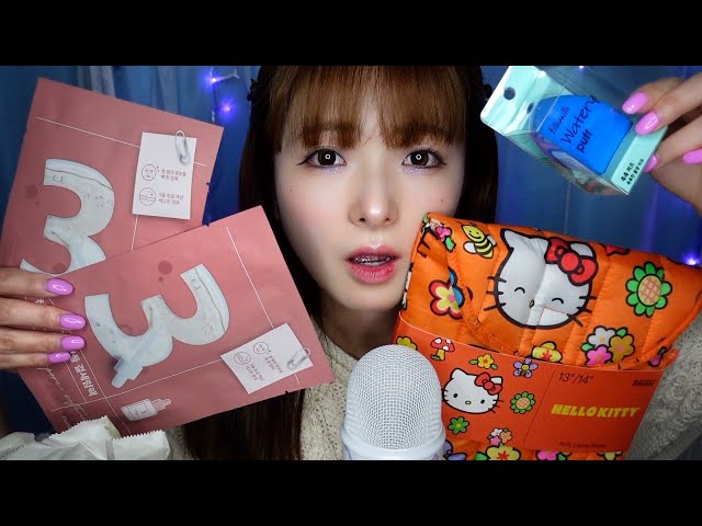 ASMR | 15のアイテムで脳をゾワゾワさせる🧠⚡️（韓国購入品ささやき紹介）