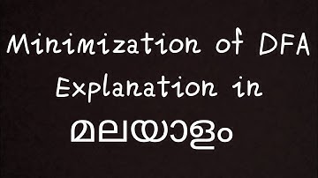 Minimization of DFA | TOC | Malayalam Explanation | La Clase 2.0