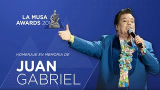 In Memoriam JUAN GABRIEL - Pitingo -  LA MUSA AWARDS / Latin Songwriters Hall Of Fame 2016