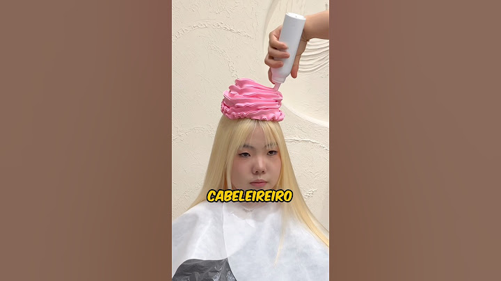 ELA COLOCOU SLIME NO CABELO
