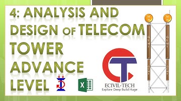 Detailed Analysis and Design of Tower as per IS 800 : 15m GBTT (Staad Model)