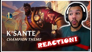 K&#39;SANTE Champion Theme &amp; Abilities | League of Legends | - Reaction!