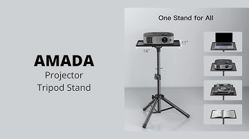 AMADA | Projector Tripod Stand, Foldable Laptop Tripod, Multifunctional DJ Racks/ Projector Stand