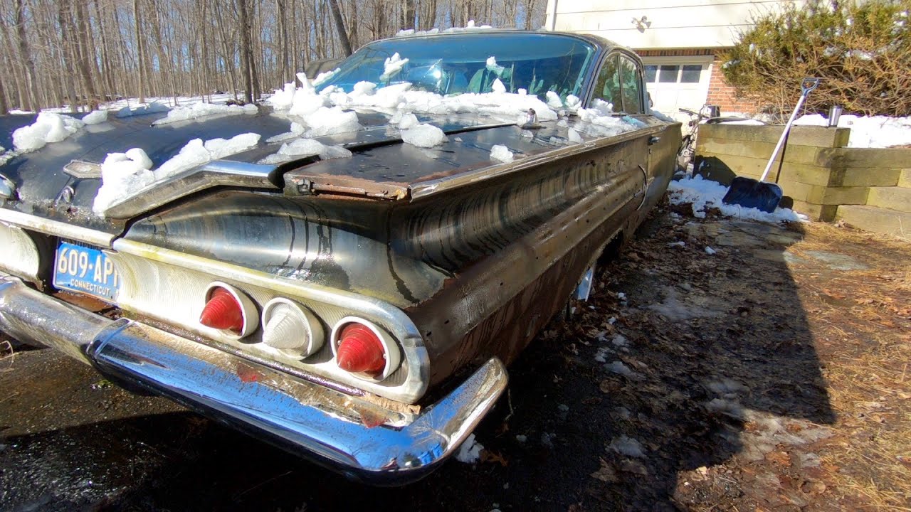 Chevy 1960 Impala Black on Red Coupe Found & a 60 Chevrolet yard