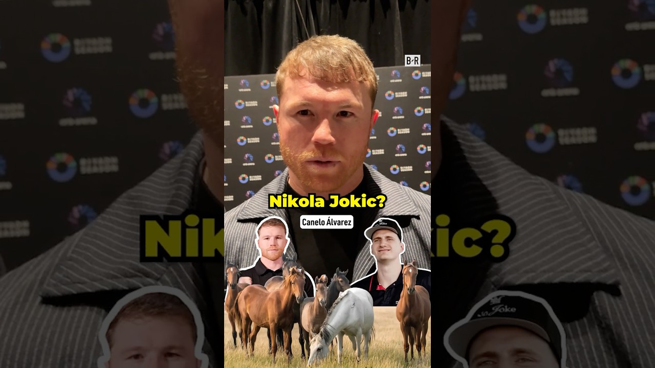 Canelo says his horse collection is better than Jokić's 😅