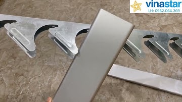 Lam nhôm chắn nắng 85C, chớp nhôm 85C màu ghi nhũ giá rẻ