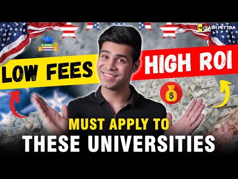 Top 10 Universities For MS In USA || Low Tuition, High ROI