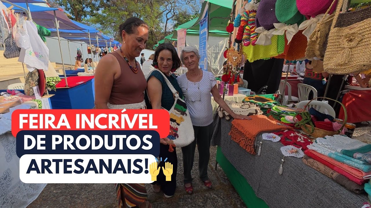 Feirinha de Artesanato em BH: Crochês Lindíssimos! ✨🧶