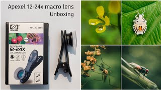 Best Macro Lens For Mobile Under 1000 Apexel 12-24X Macro Lens Unboxing Budge Lens For Mobile?