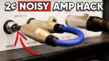 This Patch Cable is Actually a Noise Gate – FX Loop Hack!