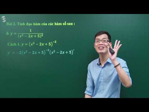 Video Đạo hàm hàm hợp - Toán 11 - Thầy Nguyễn Công Chính - youtube