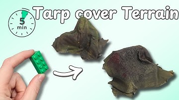 How to Make Realistic Tarp-Covered Scatter Terrain for Wargaming