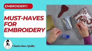 Hand Embroidery Essentials for Complete Beginners