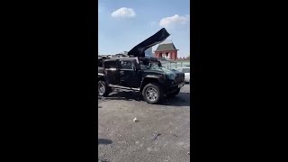 Взрыв баллона ГБО в Hummer H2. А Вы бы поставили?