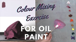 Information Helpful Colour Mixing Exercise for Oil Paint - Seeing Colour as a Mosaic Guide