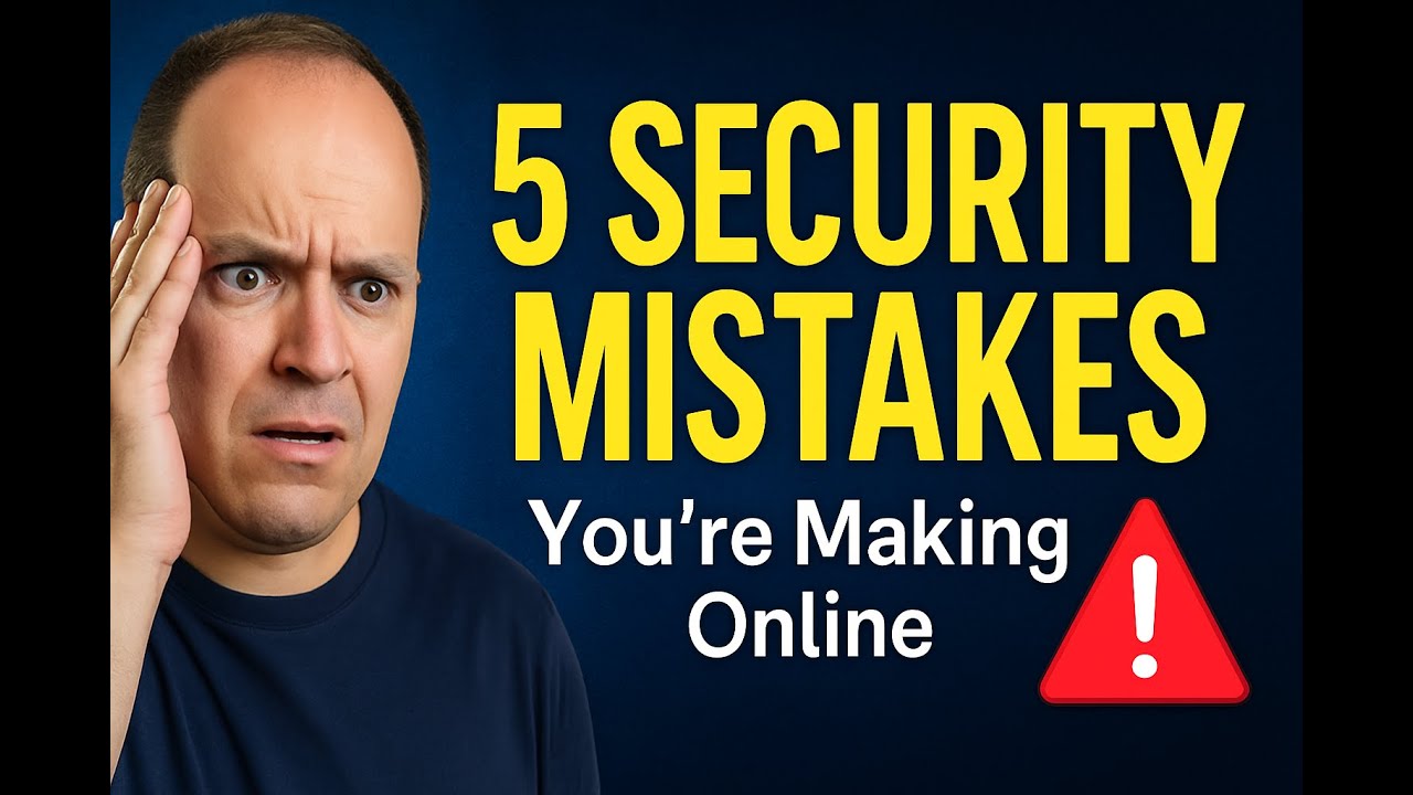 5 Digital Security Mistakes You’re Probably Making (and How to Fix Them