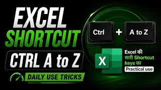 Powerful Shortcut Keys | Excel Pro Tips 3 Pro Ideas 💡 For Beginners to Pro Must watch 😎😎