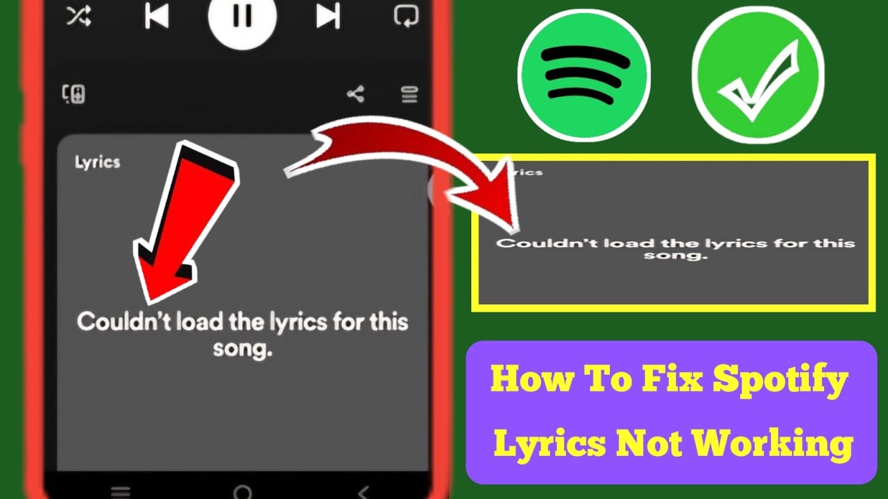 How to Fix Spotify Lyrics Not Working (2024) | Spotify Music Lyrics Not ...