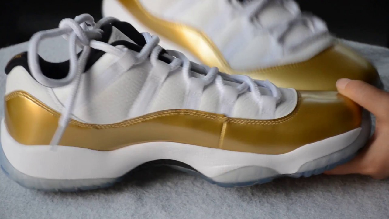 jordan 11 low gold
