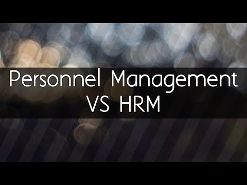 Video: Forskellen Mellem Human Resource Management Og Personalemanagement