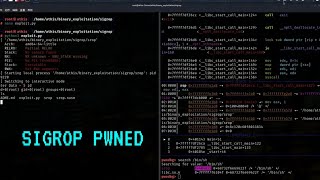 Exploitation with Sigreturn Oriented Programming (SROP)