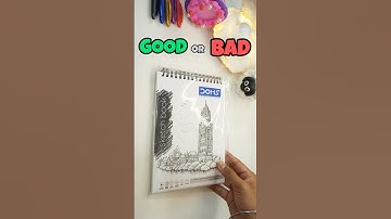 Reviewing Doms Sketch Book 🤔 #shortsfeed #unboxing #review #shortsfeed