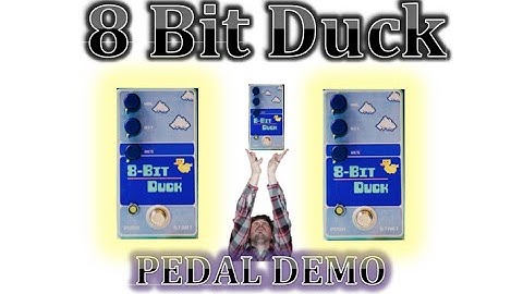 8 Bit Duck GUITAR PEDAL REVIEW demo Luck Duck Bitcrusher Analog Sample Rate Reducer