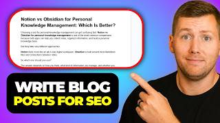 How to Write Blogs for SEO Using AI: Full Walkthrough