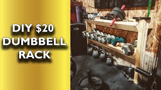 In this video, i show you how made a diy dumbbell rack for under $20
with only three pieces of 2x4 and some screws. here's free fat loss
guide at hom...