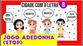 ADEDONHA OU STOP? VAMOS JOGAR! - LETRA D (Profissões)