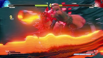 SFV Akuma Insane %100 DMG Combo (Single Reset)