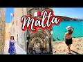 Malta vlog  travel guide things to do tips valletta mdina blue lagoon gozo comino 3 cities