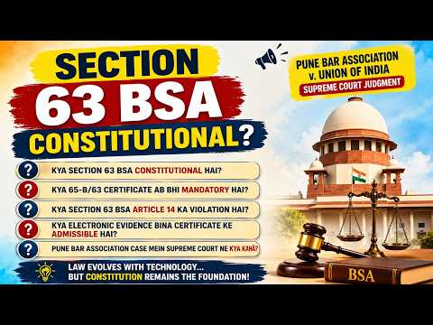 Is the Electronic Evidence Certificate Constitutional? | Section 63(4) BSA